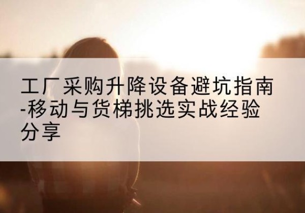 汉寿移动式升降机怎么选-工厂采购升降设备避坑指南-移动与货梯挑选实战经验分享